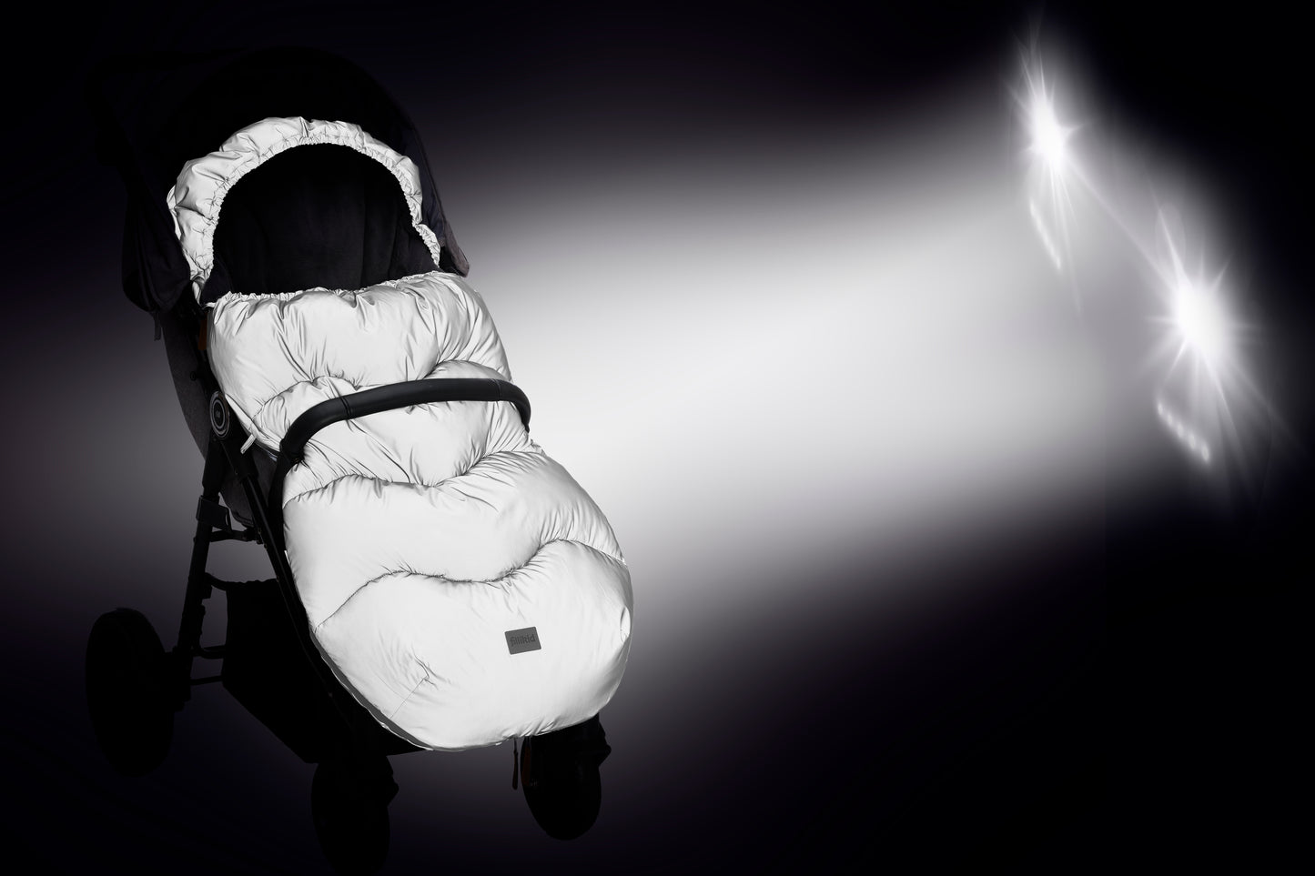 Ogre vognposi endurskins gráur