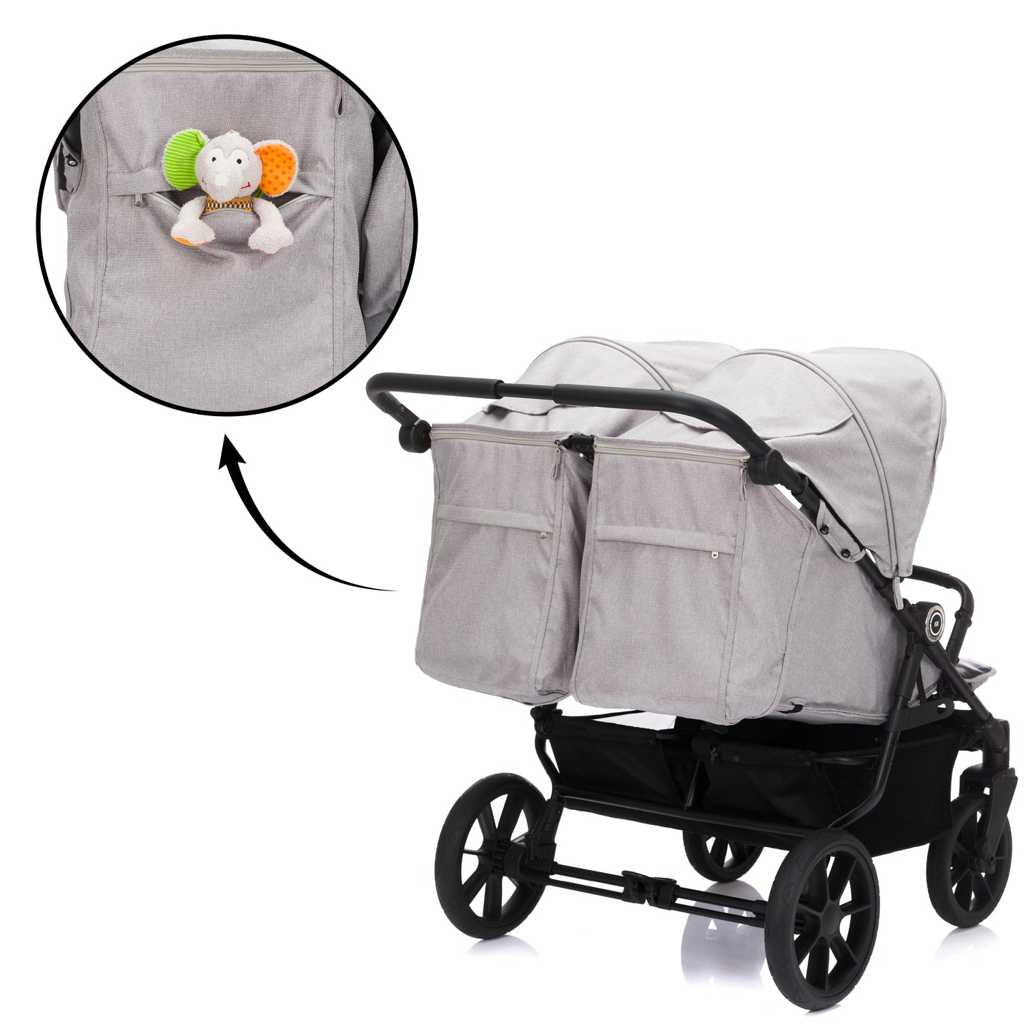 Twin buggy duette