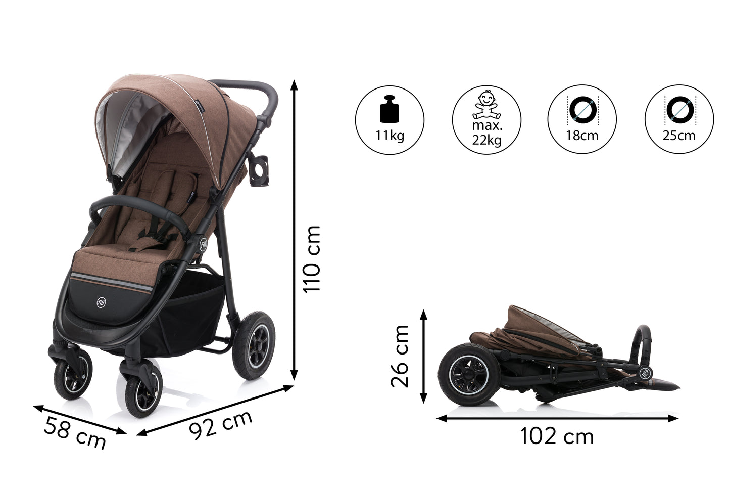 Fill Adventure Air brown
