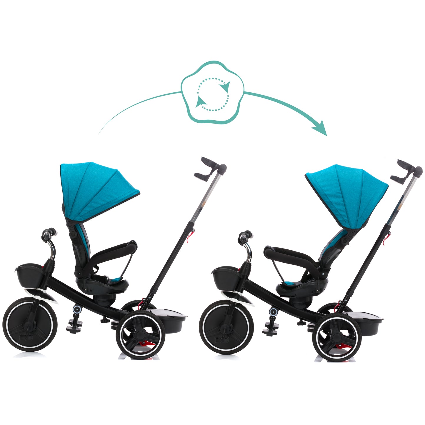 Tricycle Niki 360 blá