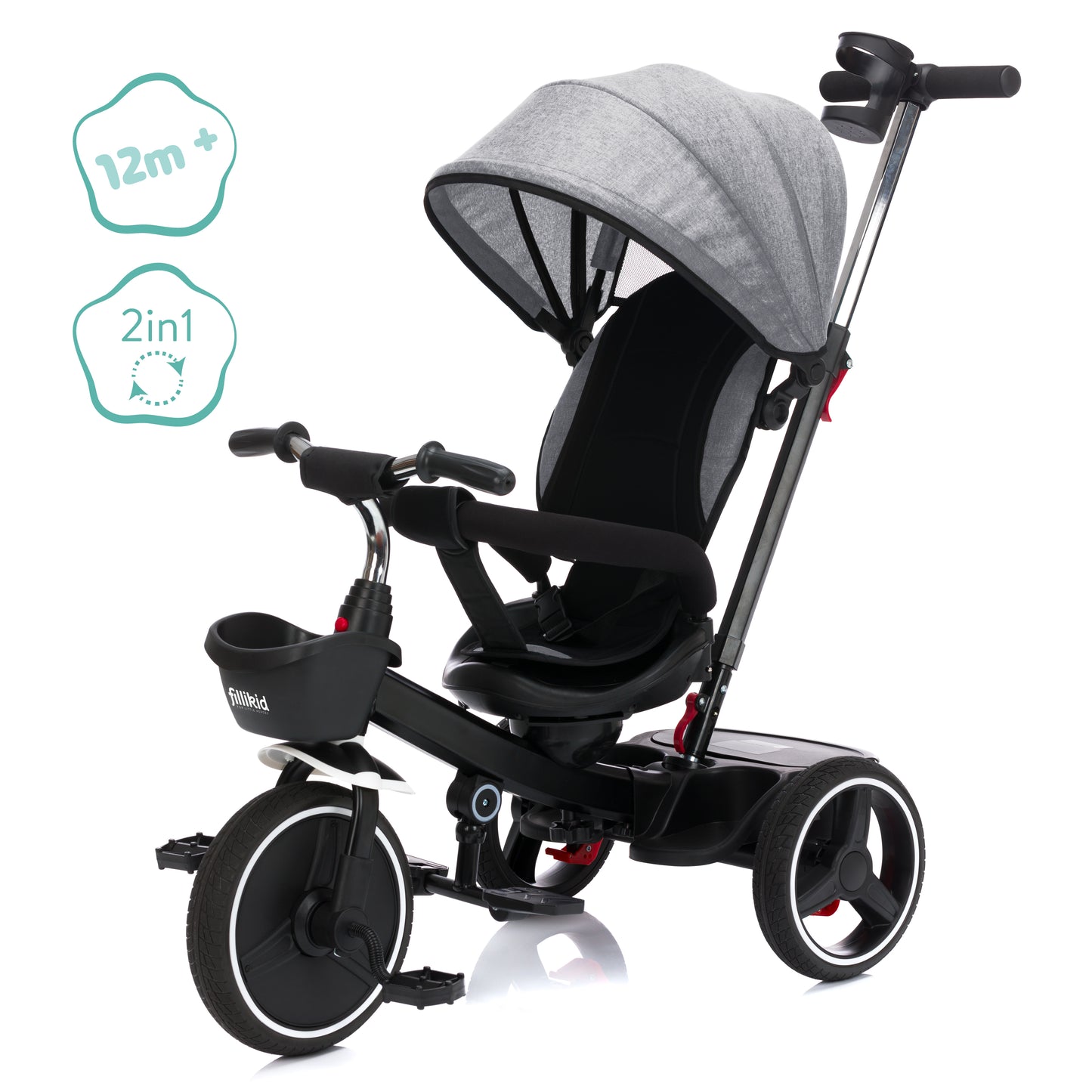 Tricycle Niki 360 grá