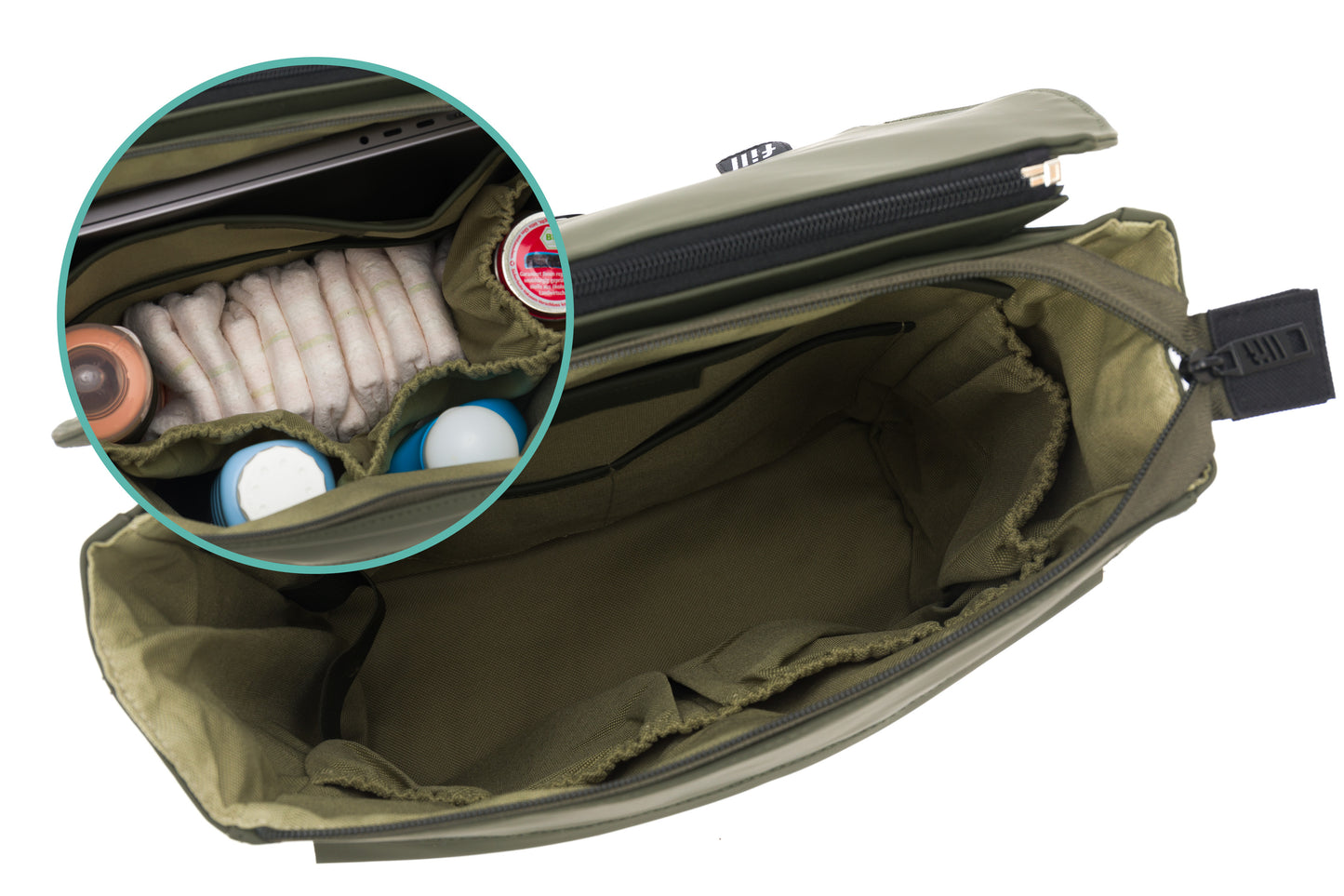 Miami puslitaska grøn