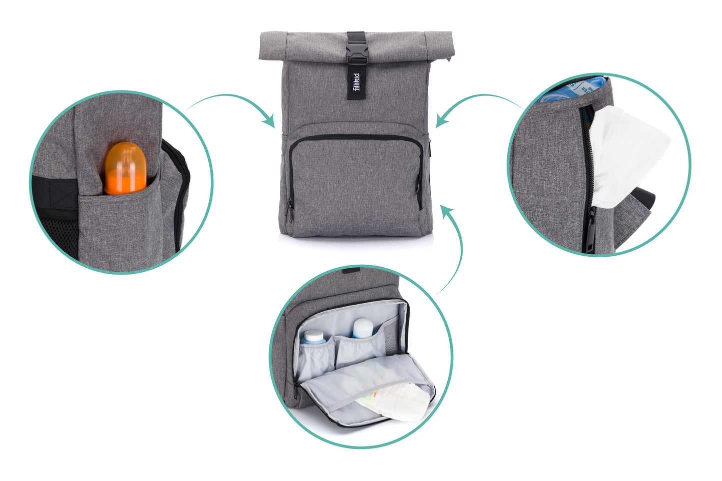 Tokio puslitaska grá