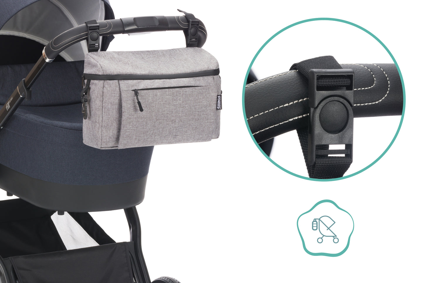 Buggy Organizer Sport grá