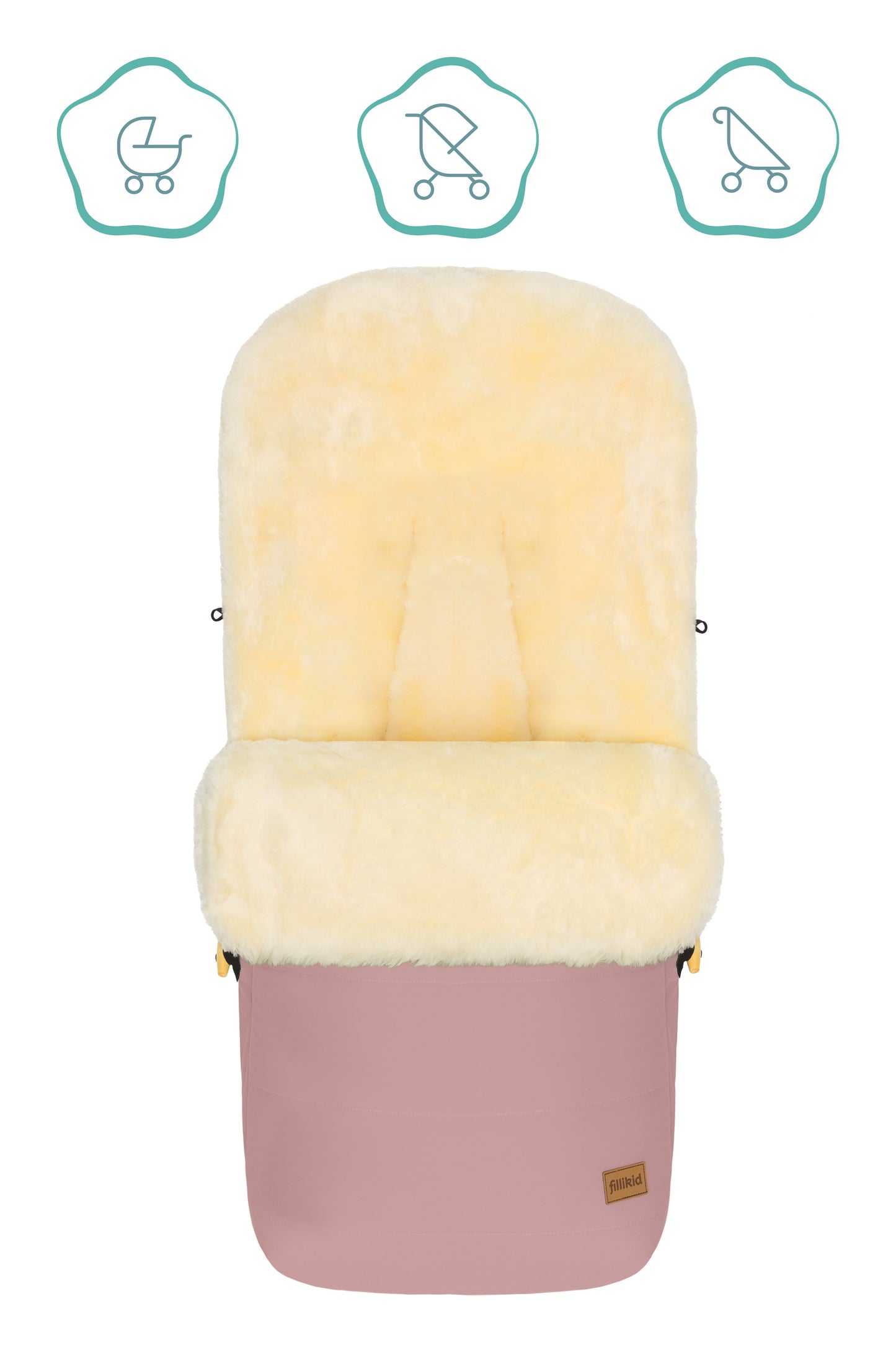 Bernina vognposi rosa