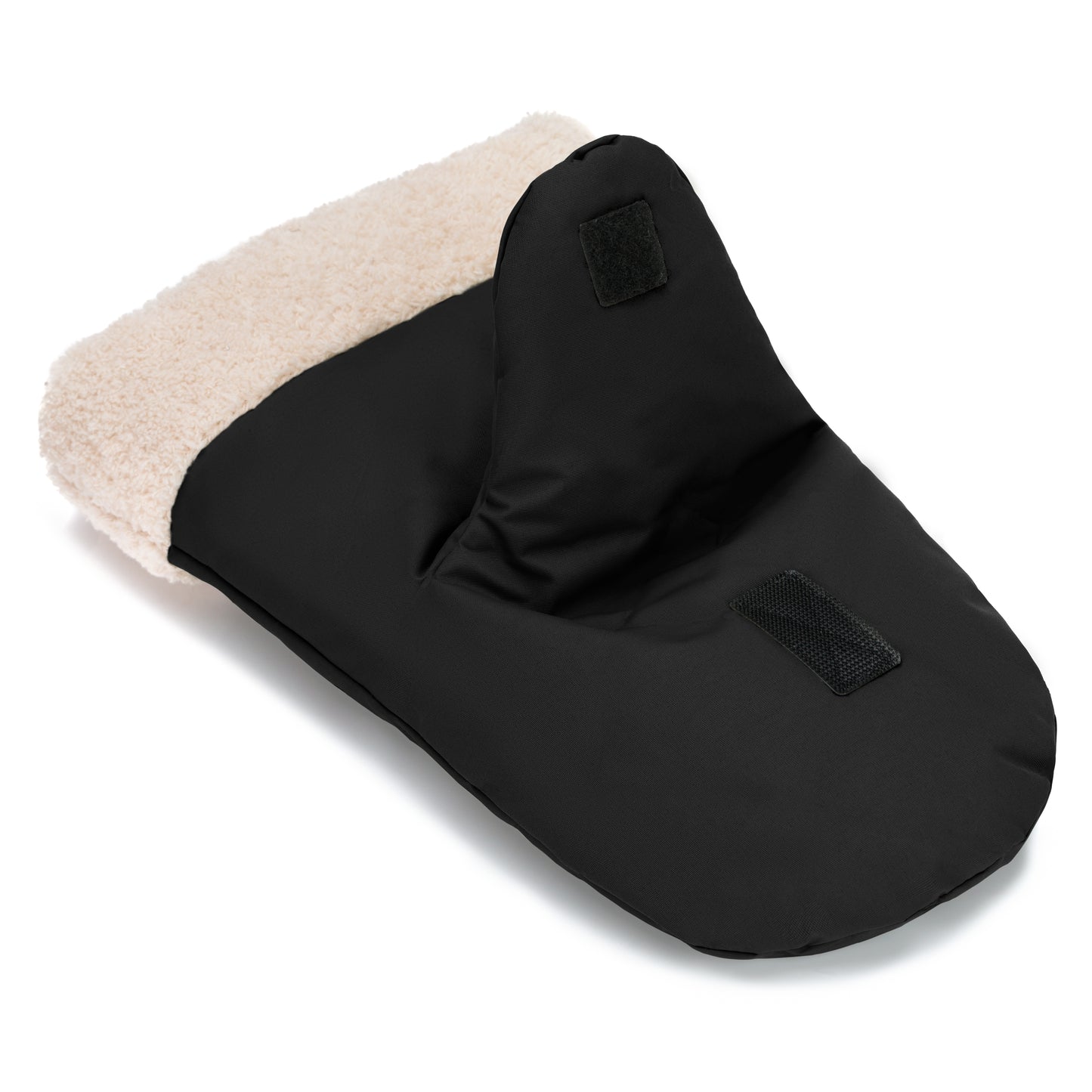 Nuuk Teddy vognvøttir svart