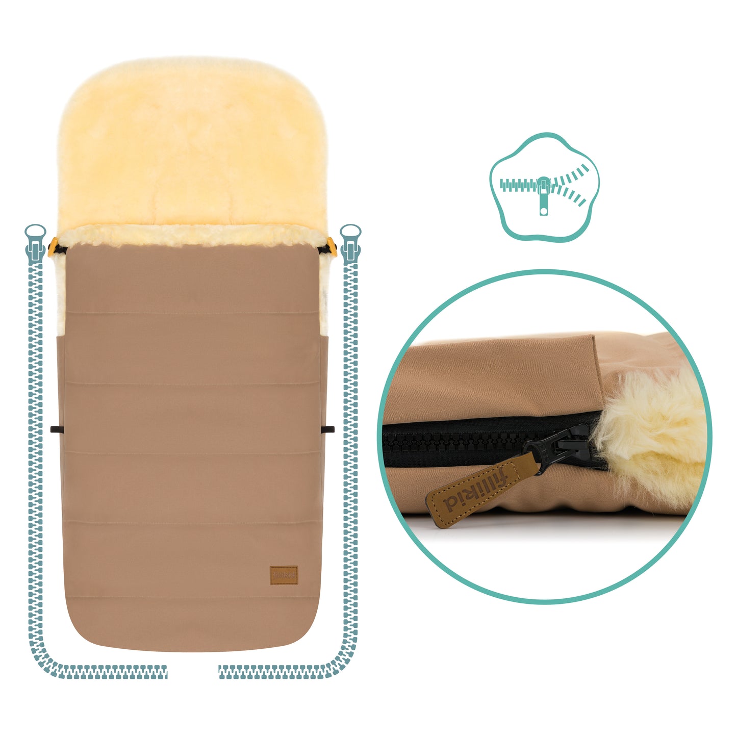 Bernina vognposi sand