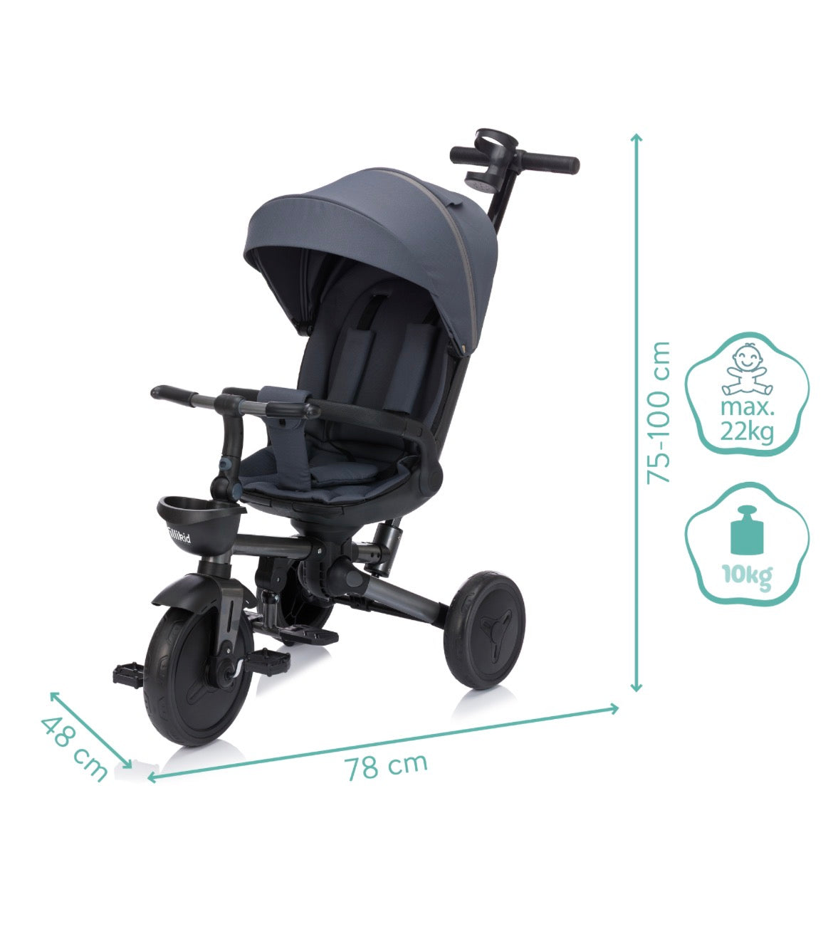 Leon Tricycle Gráur
