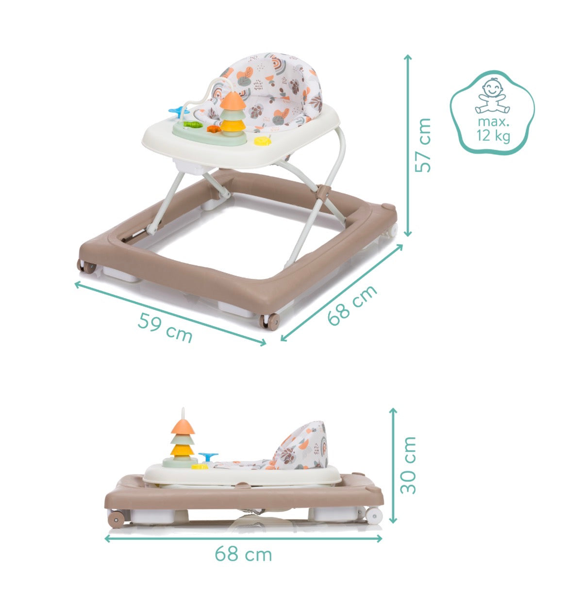 Baby Walker Mokka