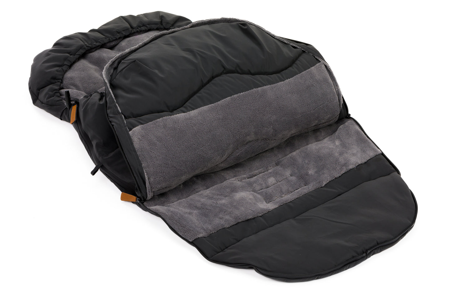 Ogre vognposi endurskins svartur