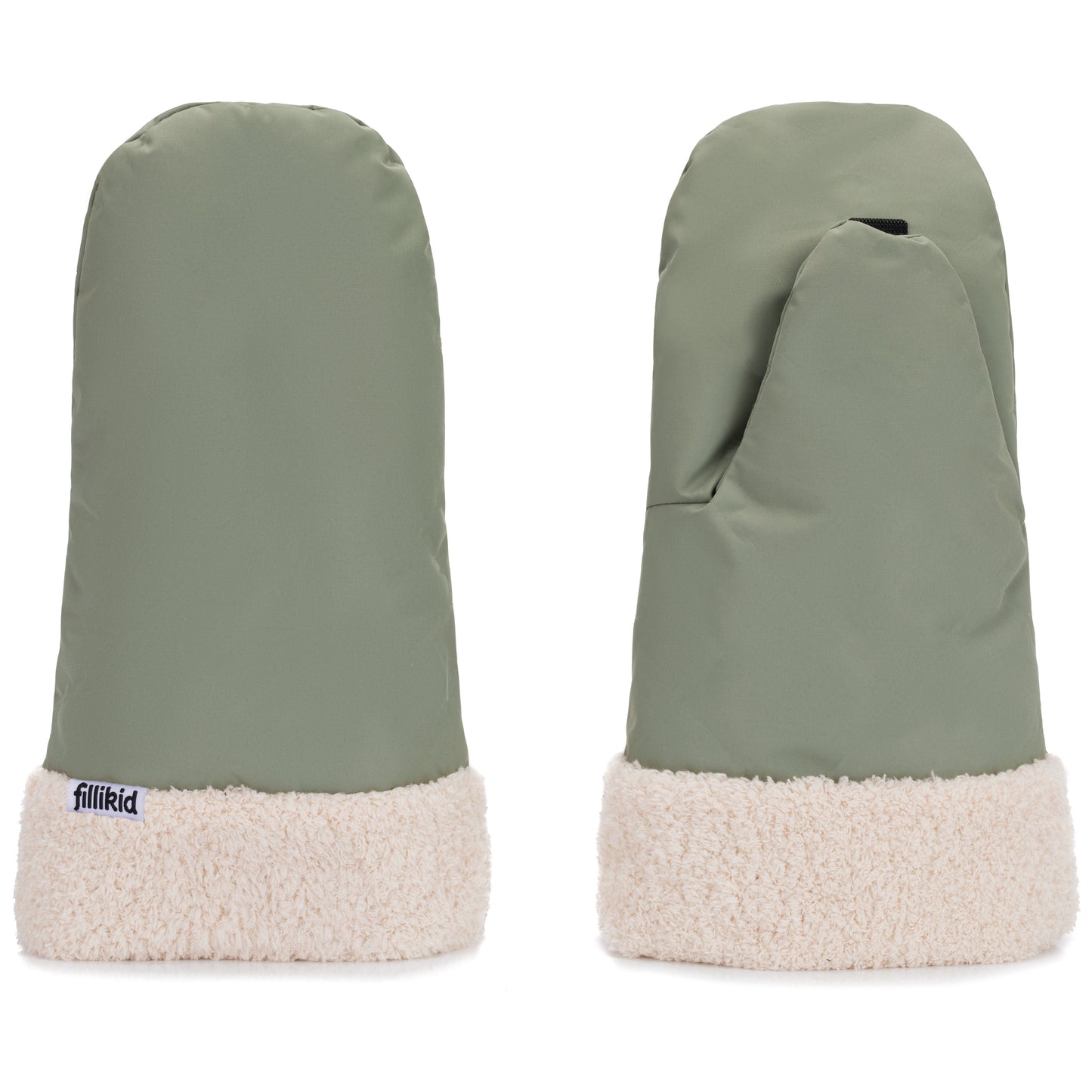 Nuuk Teddy vognvøttir grønt