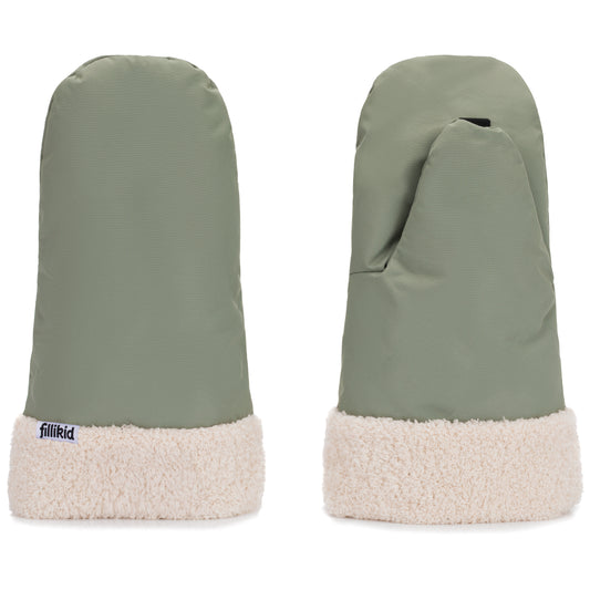 Nuuk Teddy vognvøttir grønt