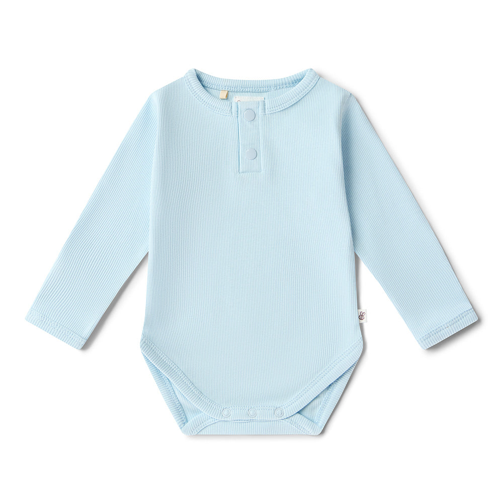 Baby Blue Rib Bodystokkur