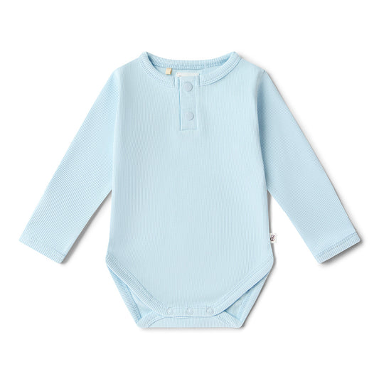 Baby Blue Rib Bodystokkur