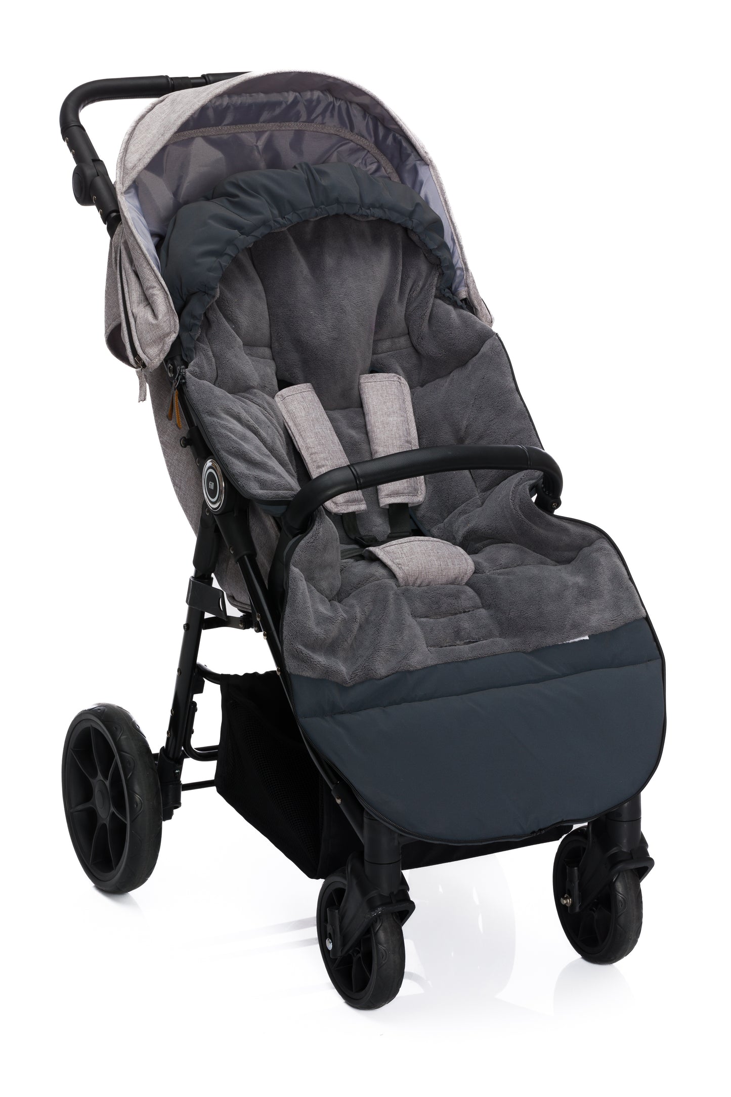 Ogre vognposi endurskins svartur