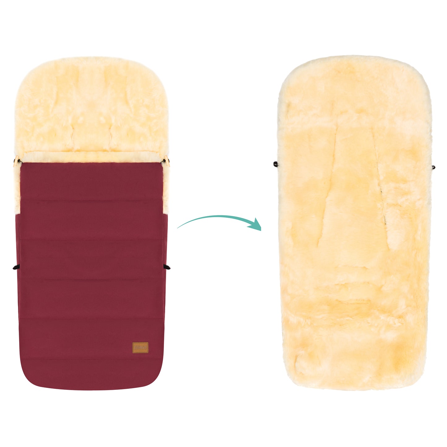 Bernina vognposi bordeaux