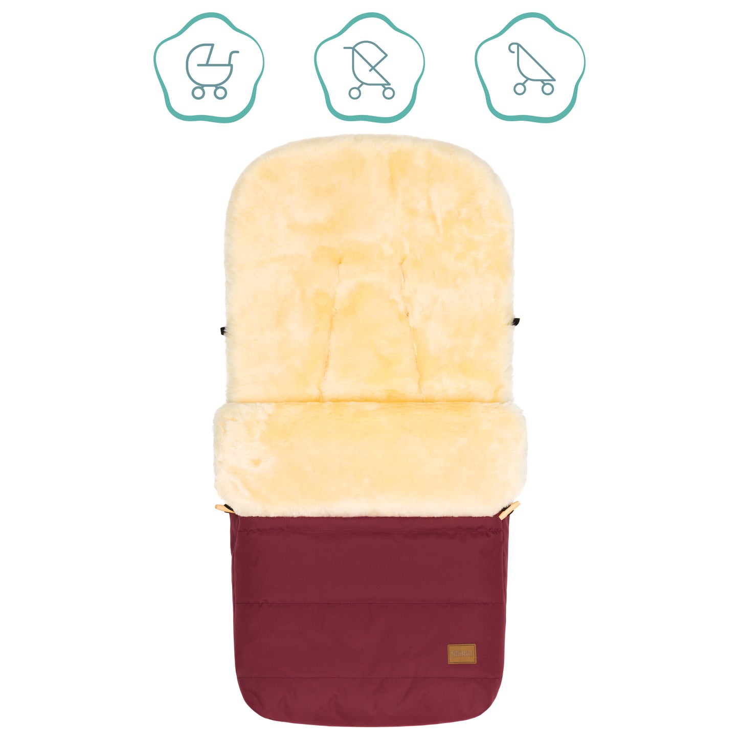 Bernina vognposi bordeaux