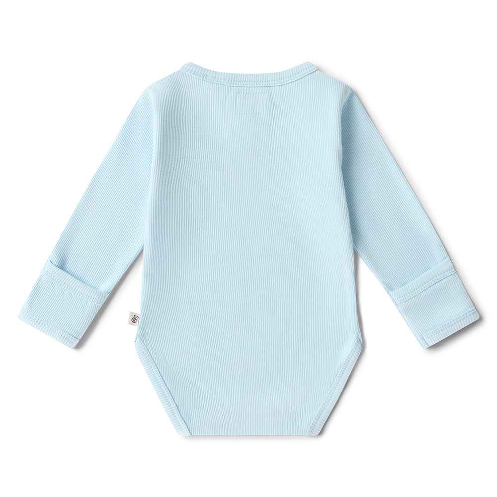 Baby Blue Rib Bodystokkur