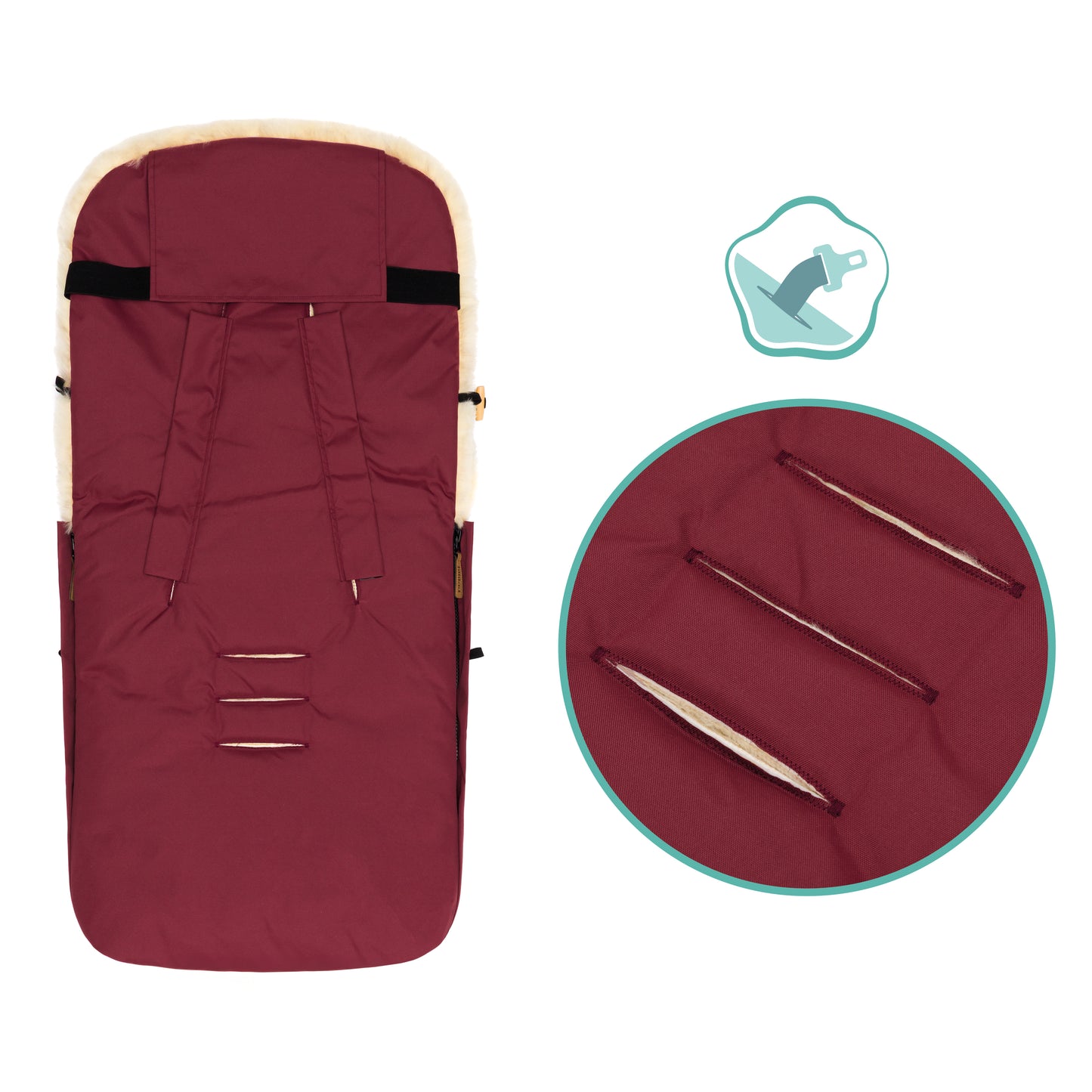 Bernina vognposi bordeaux