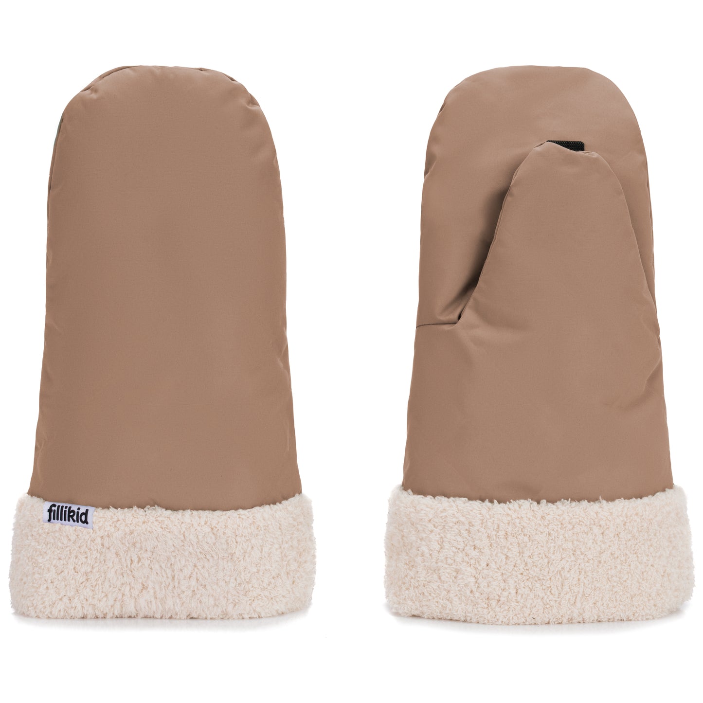 Nuuk Teddy vognvøttir sand