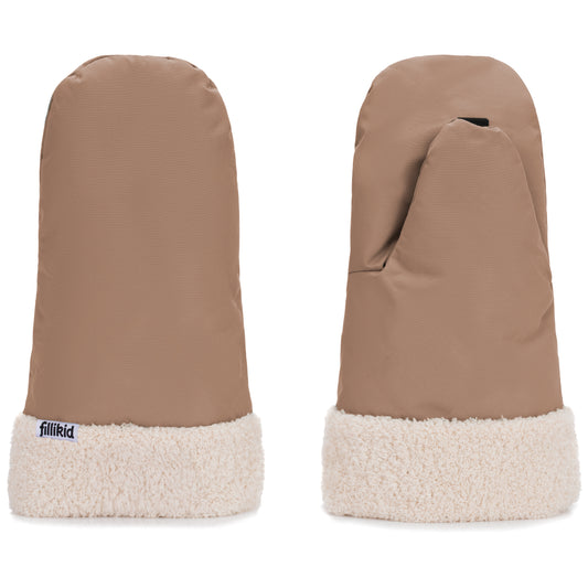 Nuuk Teddy vognvøttir sand