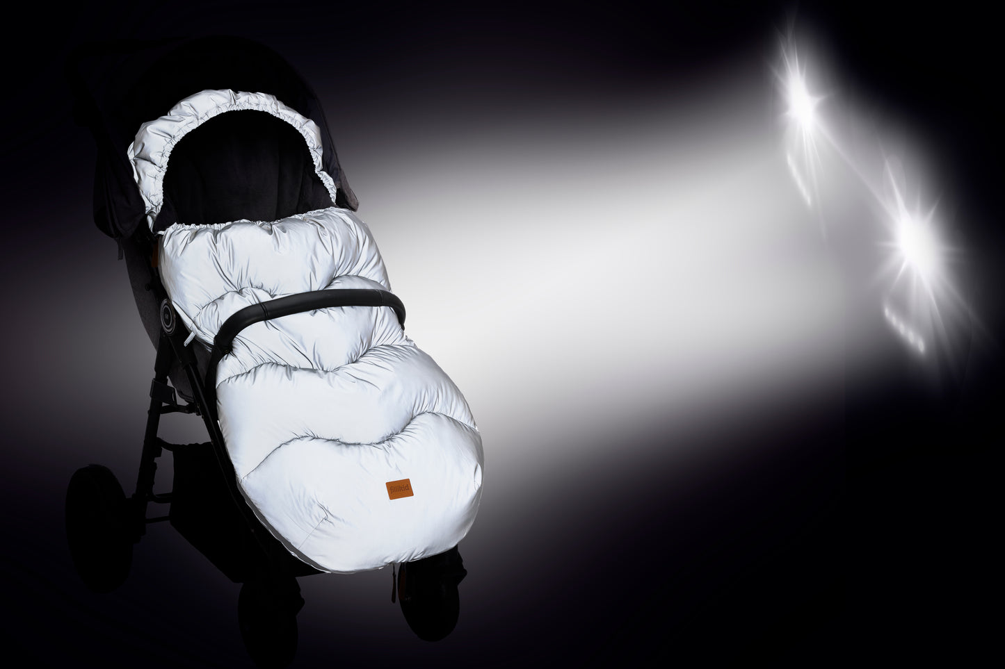 Ogre vognposi endurskins svartur