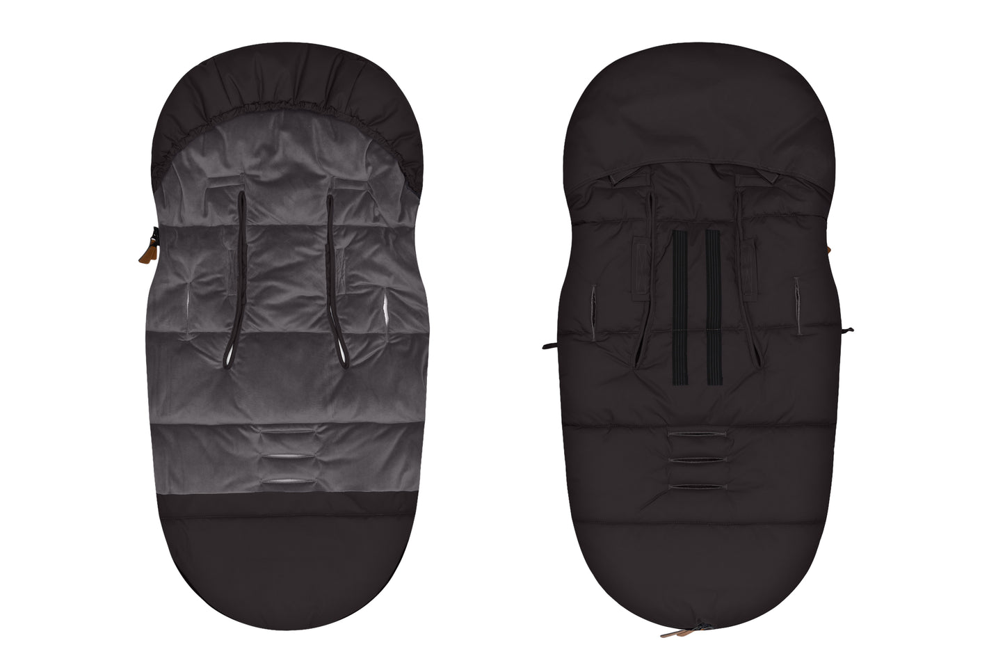 Ogre vognposi endurskins svartur