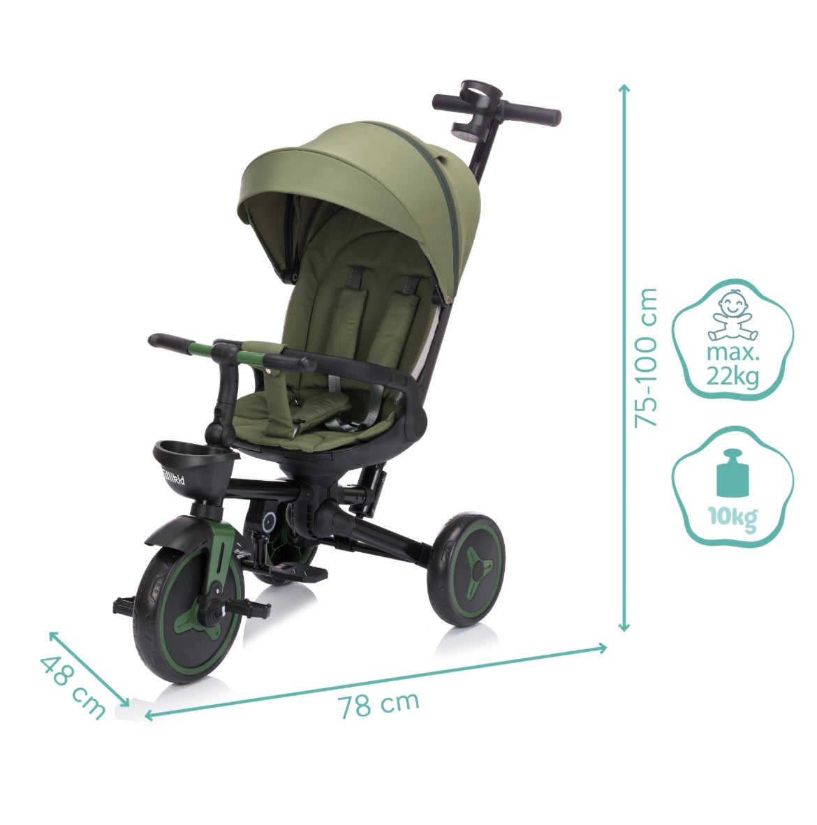 Leon Tricycle Grøn