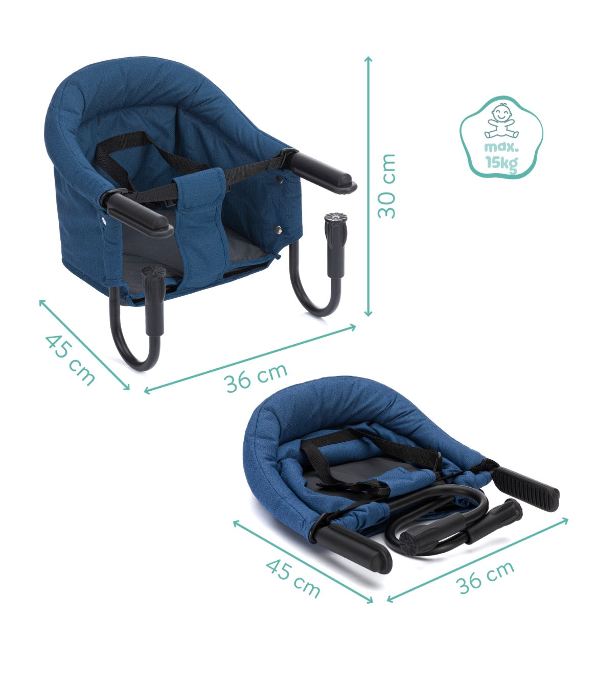 Flexi Borðstólur Bláur