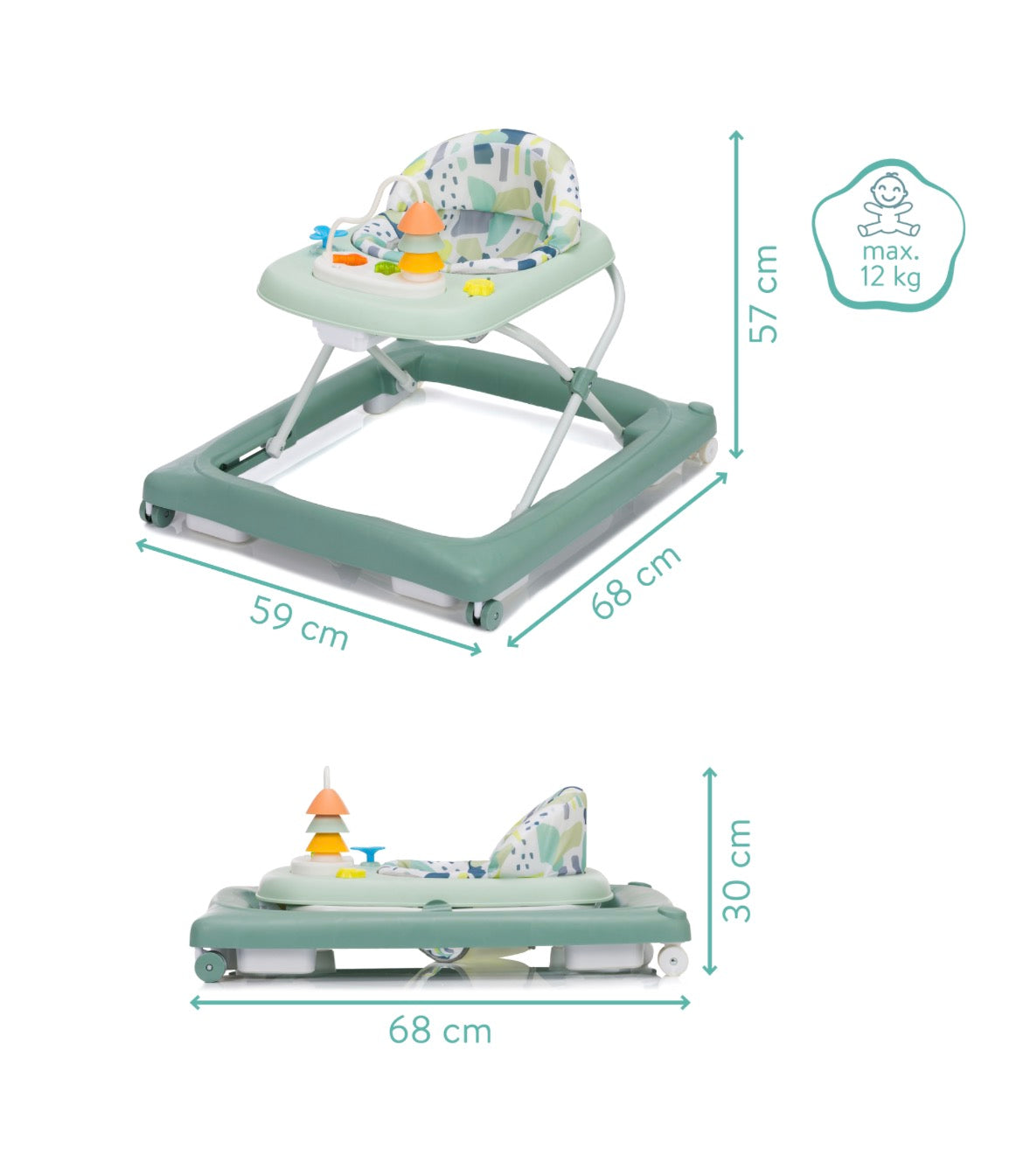 Baby Walker Mint