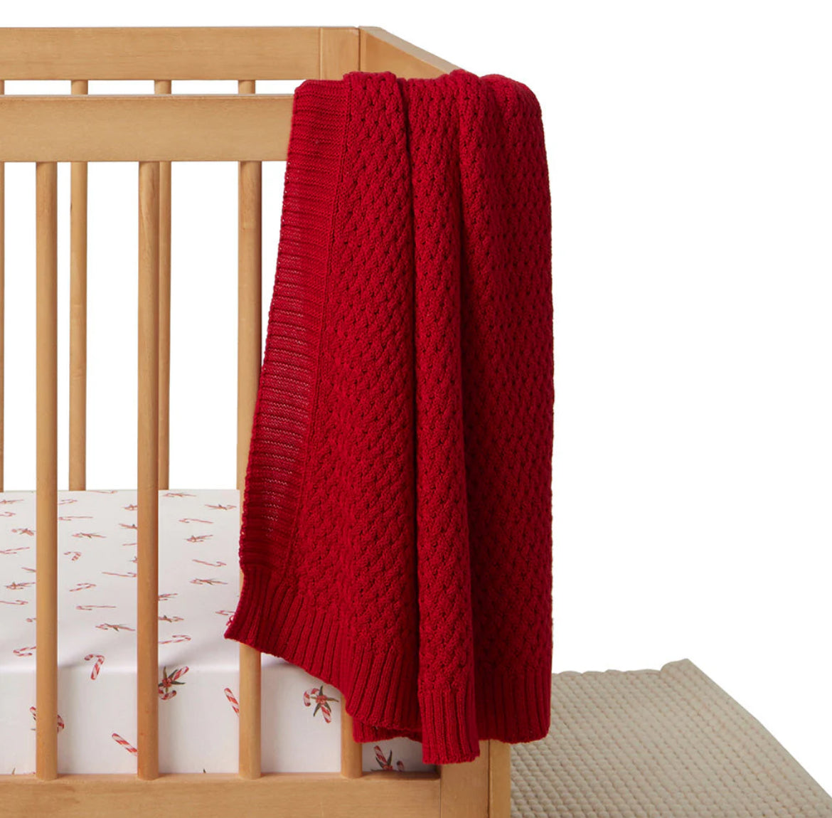 Vistfrøðiligt Baby Bummulls Teppi Reytt