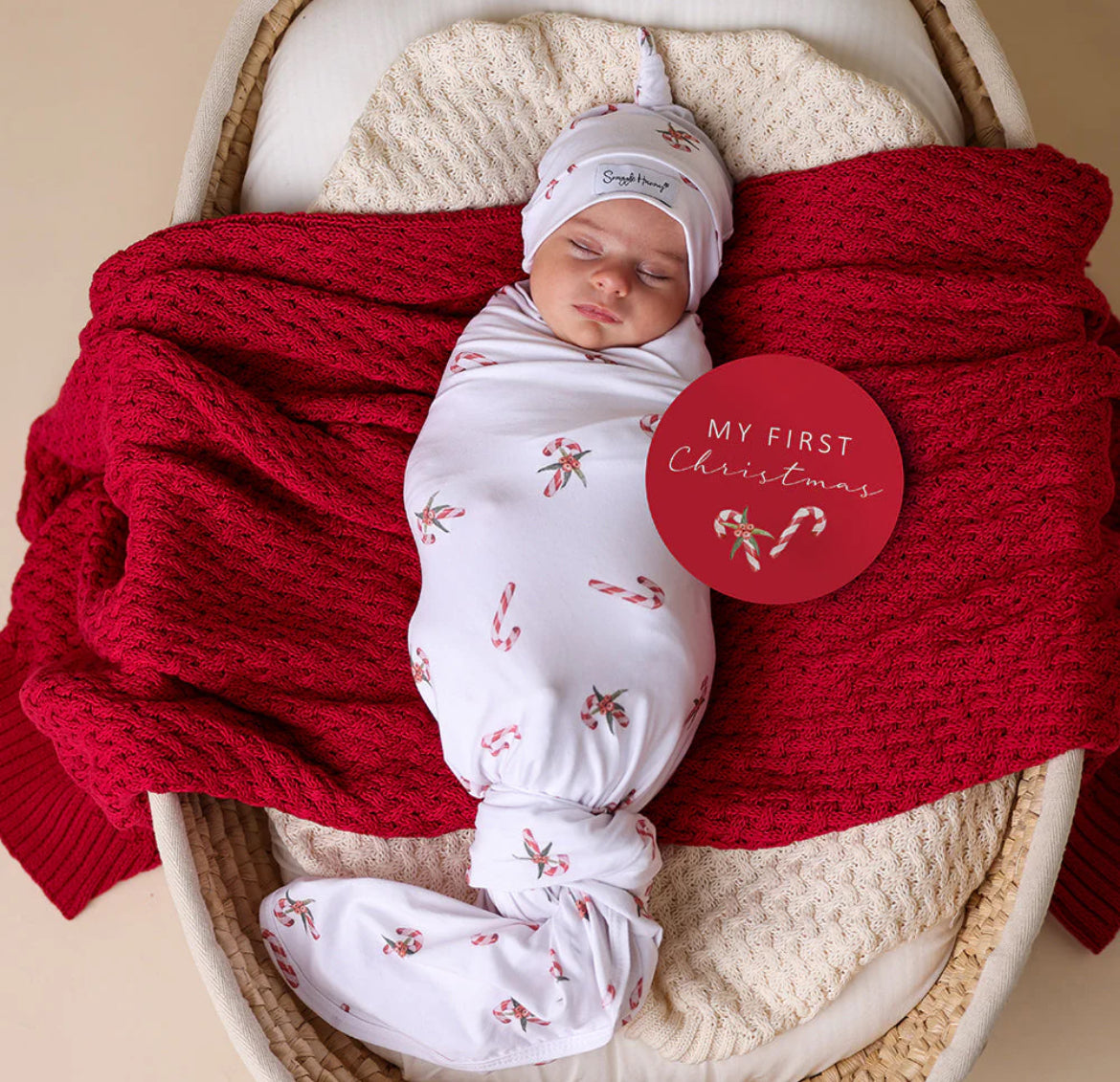 Vistfrøðiligt Baby Bummulls Teppi Reytt