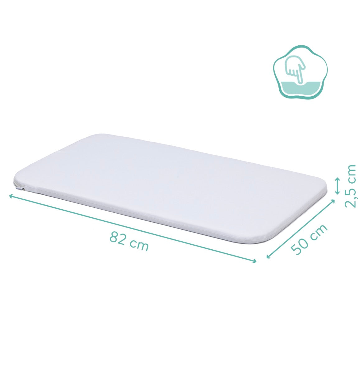 Bedside Crib Grey