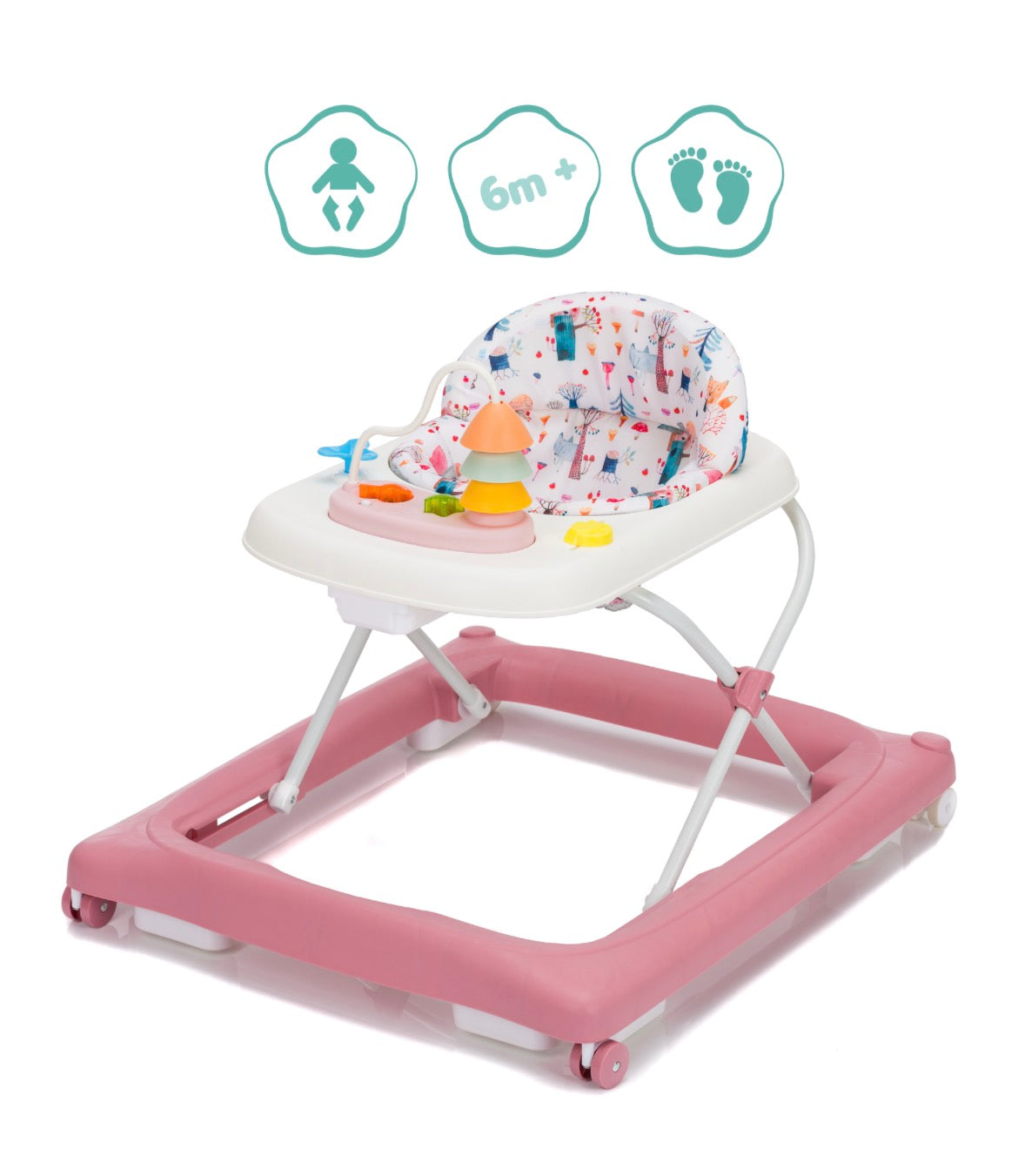 Baby Walker Rosa