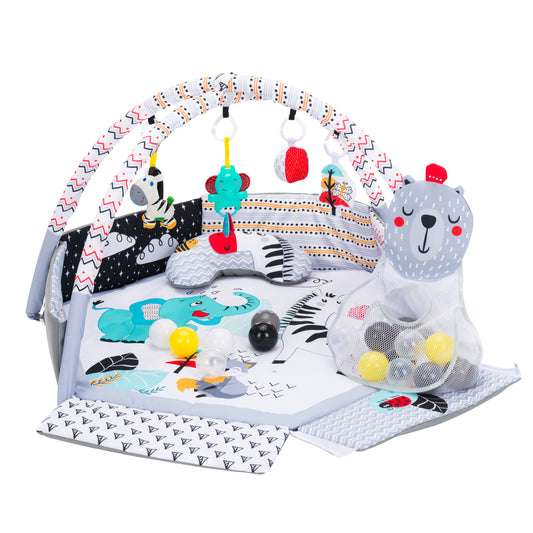 Spæliteppi við bóltum - grátt