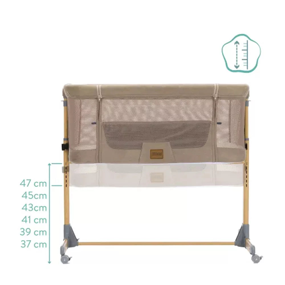 Air Bedside Crib karamell