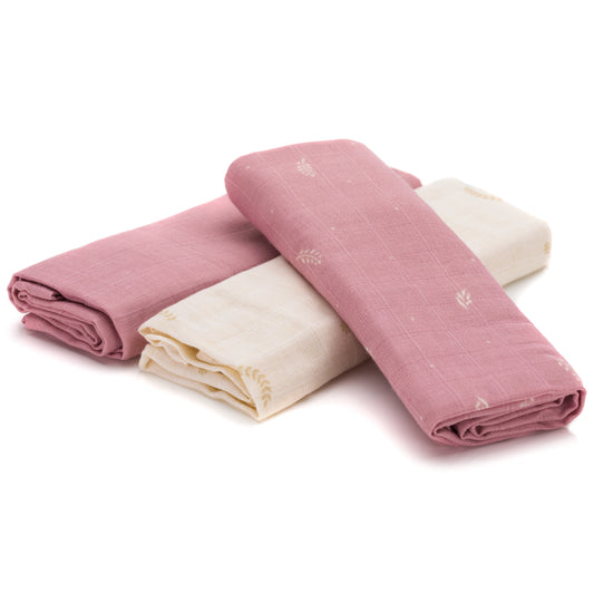 Muslin toyblæur rosa